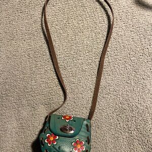 Floral Green Crossbody Bag